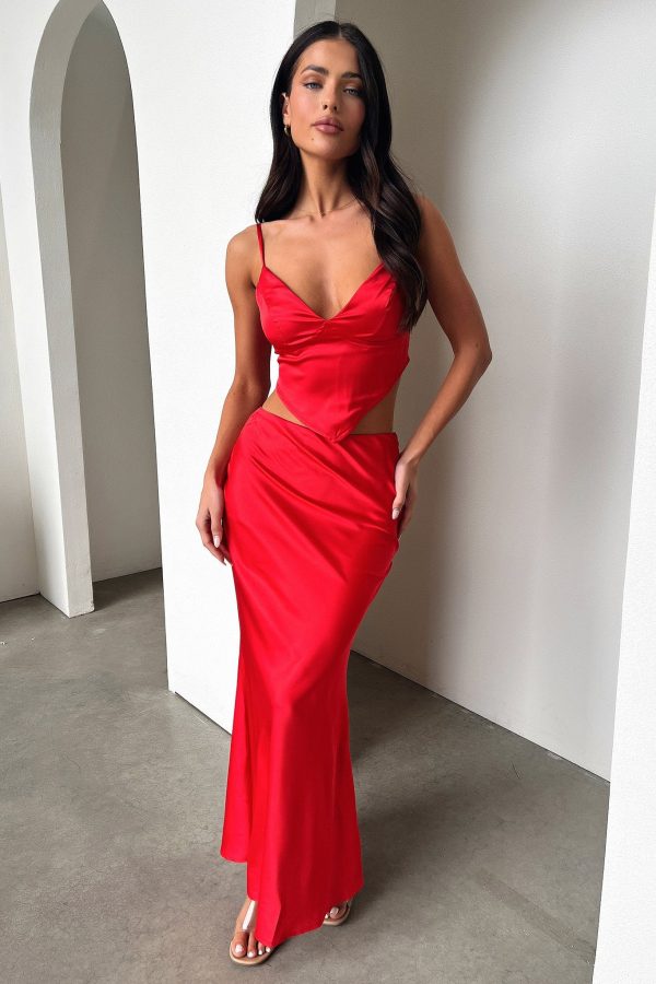 Adira Top - Red Hot on Sale - Image 2