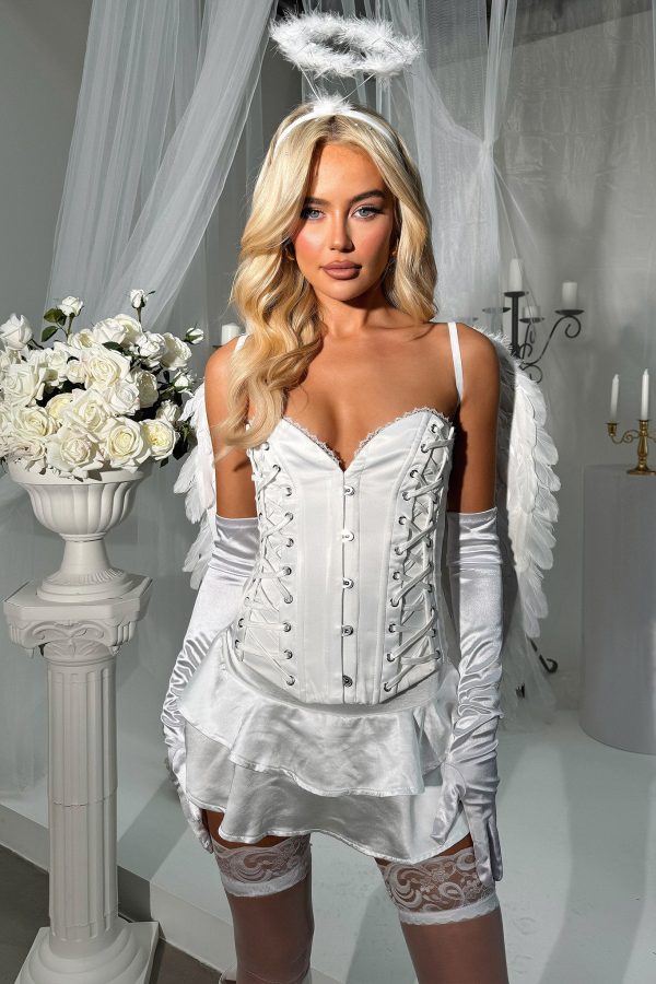 Sent from Heaven Corset - White on Sale - Image 5