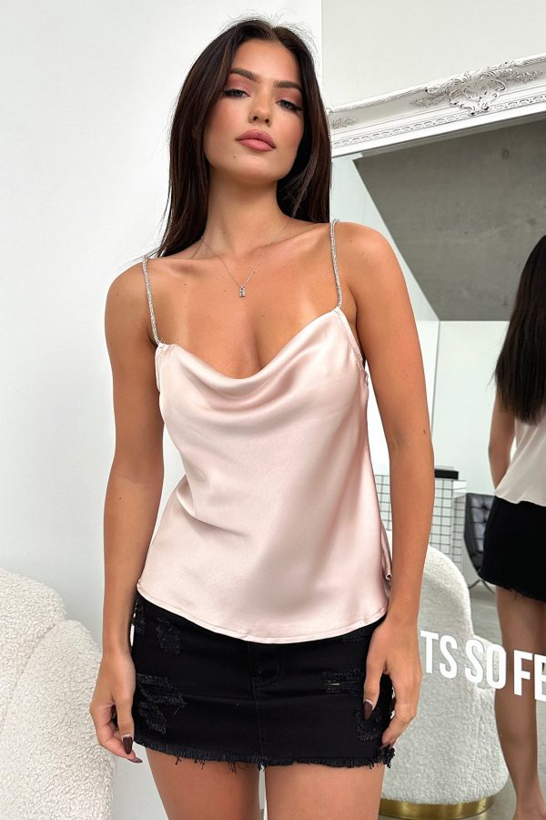 Azalea Top - Champagne Online - Image 3