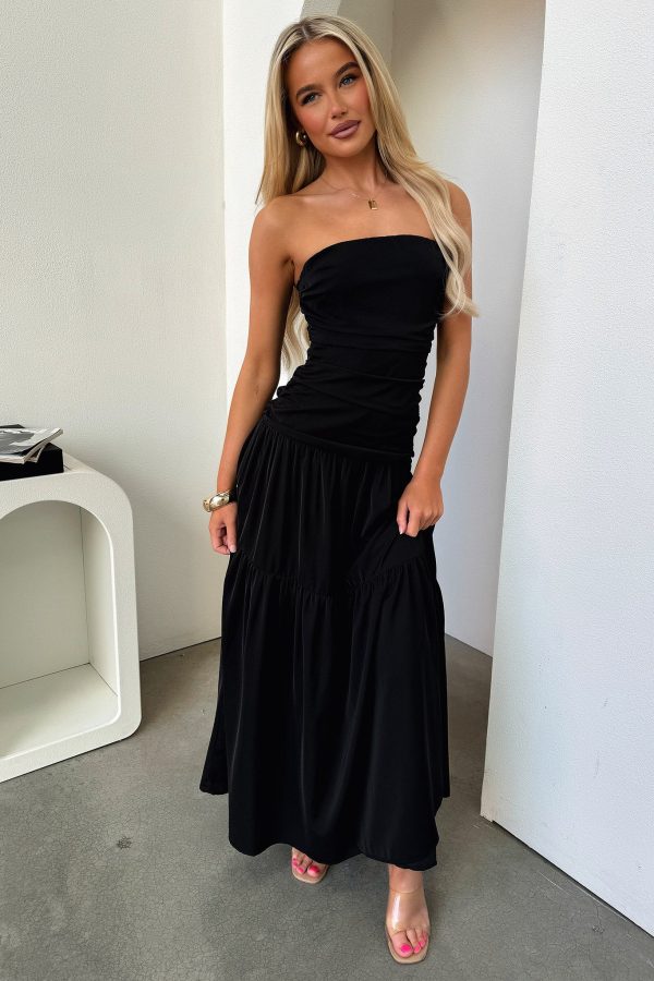 Charlotte Maxi Dress - Black Online now - Image 4