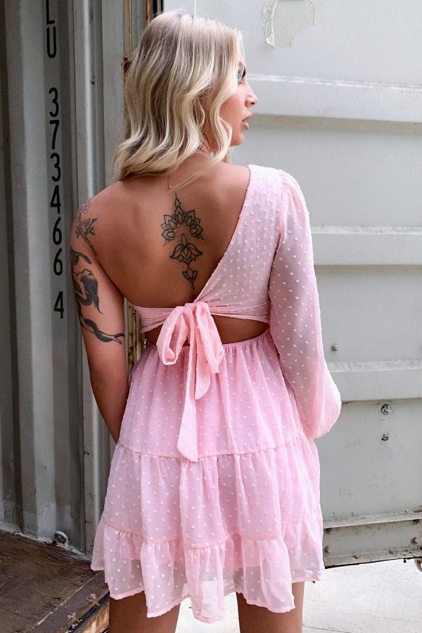 Georgia Dress - Pink Hot on Sale - Image 4