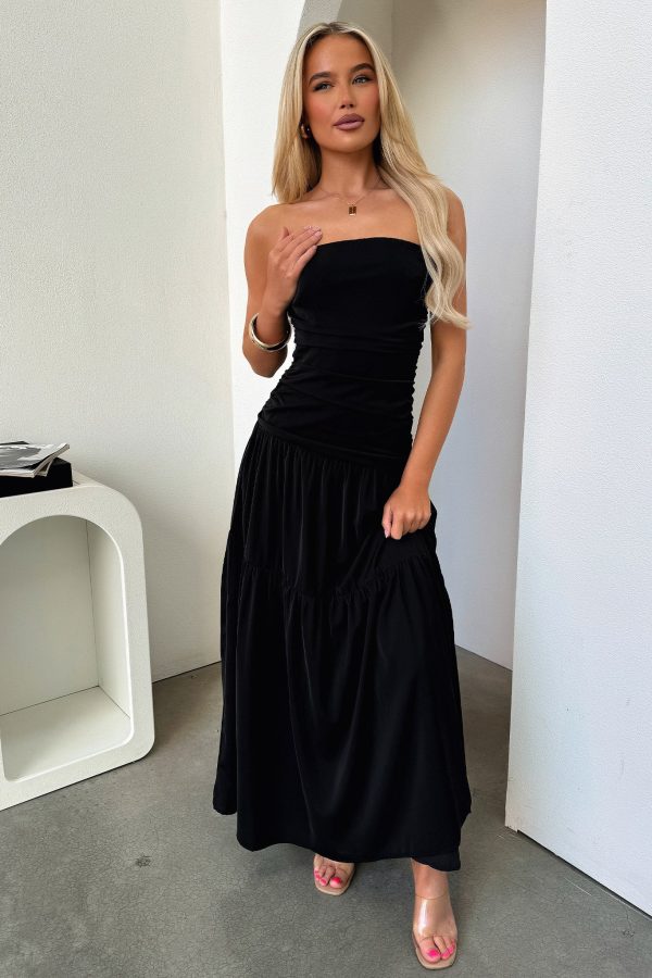 Charlotte Maxi Dress - Black Online now - Image 3